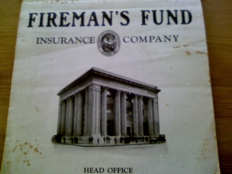 1929 Firemans Fund Insurance Company Calendar  