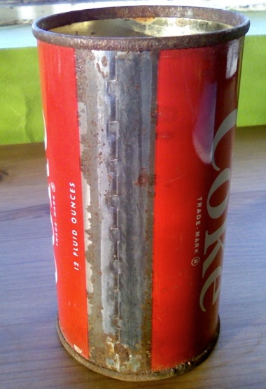 Rare 1960s Diamond Logo Coca Cola Can  