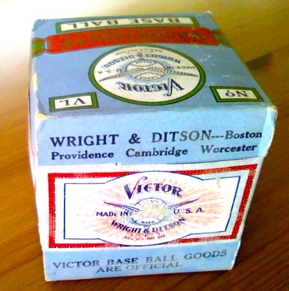 Rare 1920s Wright & Ditson Victor League Baseball Unopened in Original